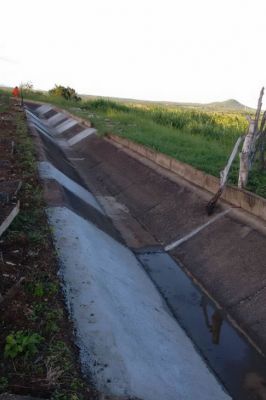 No canal N-01 obras recuperaram os pontos criticos - foto Edmilson Cordeiro