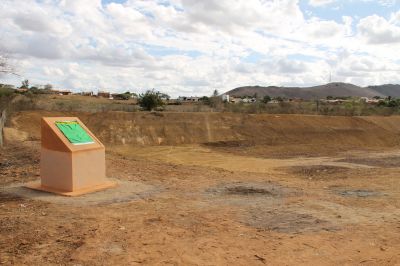 Barragem Prefeito Manoel Soares me Frei Paulo - Foto Ascom Cohidro