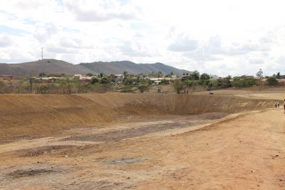 Barragem Prefeito Manoel Soares me Frei Paulo - Foto Ascom Cohidro