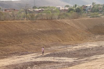 Barragem Prefeito Manoel Soares me Frei Paulo - Foto Ascom Cohidro
