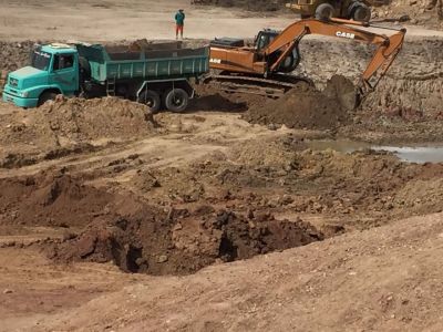 Barragem em Tobias Barreto sendo recuperada