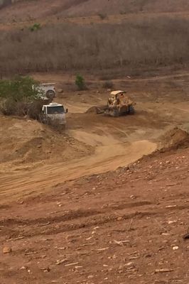 Obras na barragem do Povoado Mancinha, em Carira - foto Ascom-Cohidro