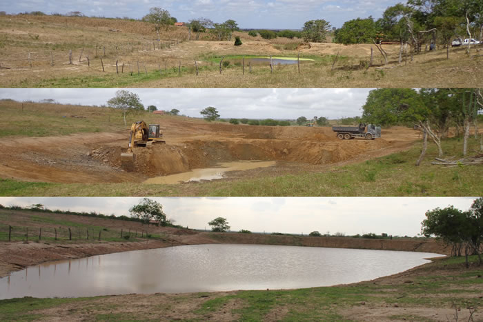 Trovoadas no Sertão enchem barragens recuperadas pelo Governo do Estado