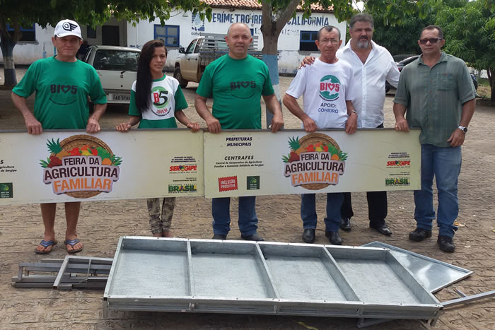 Seidh doa 10 barracas para feira de irrigantes orgânicos pela Cohidro
