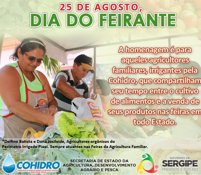 25 de agosto, dia do Feirante