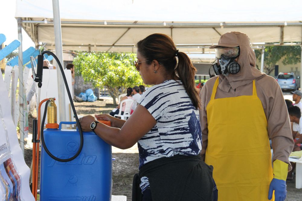 Produtores rurais participam de curso sobre uso de agrotóxicos em perímetros irrigados