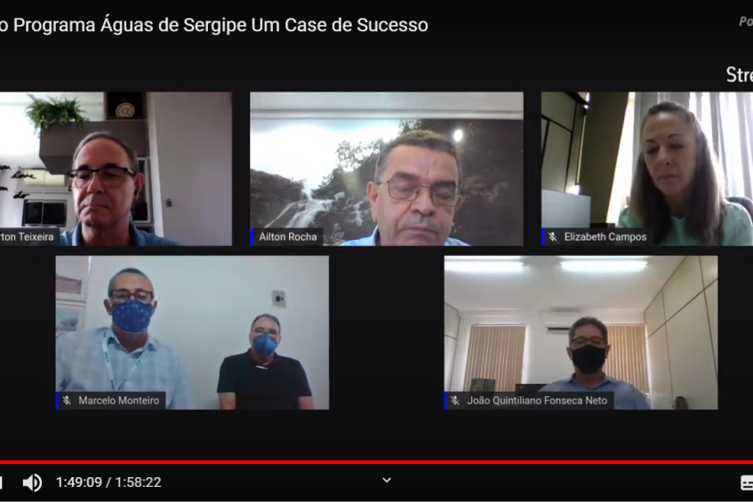 [vídeo] Cohidro participa de Webinário sobre Programa Águas de Sergipe