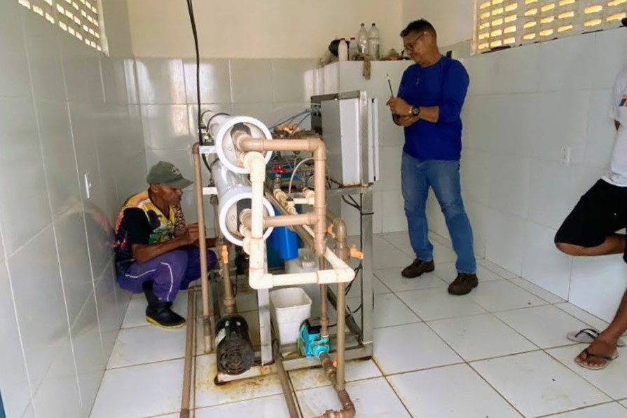 Governo do Estado restabelece abastecimento de água dessalinizada em comunidades de Glória e Carira