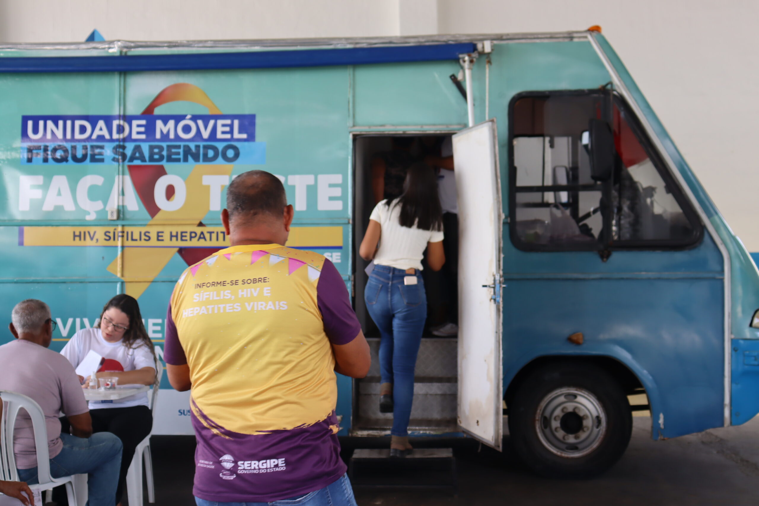 [galeria de fotos] SES FAZ TESTES RÁPIDOS DE HIV, SÍFILIS E HEPATITES NA CODERSE