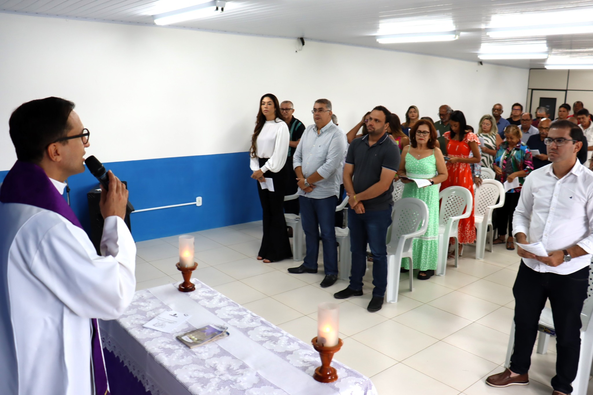[galeria de fotos] Confraternização de Fim de Ano da Coderse teve Missa de Natal e almoço para funcionários