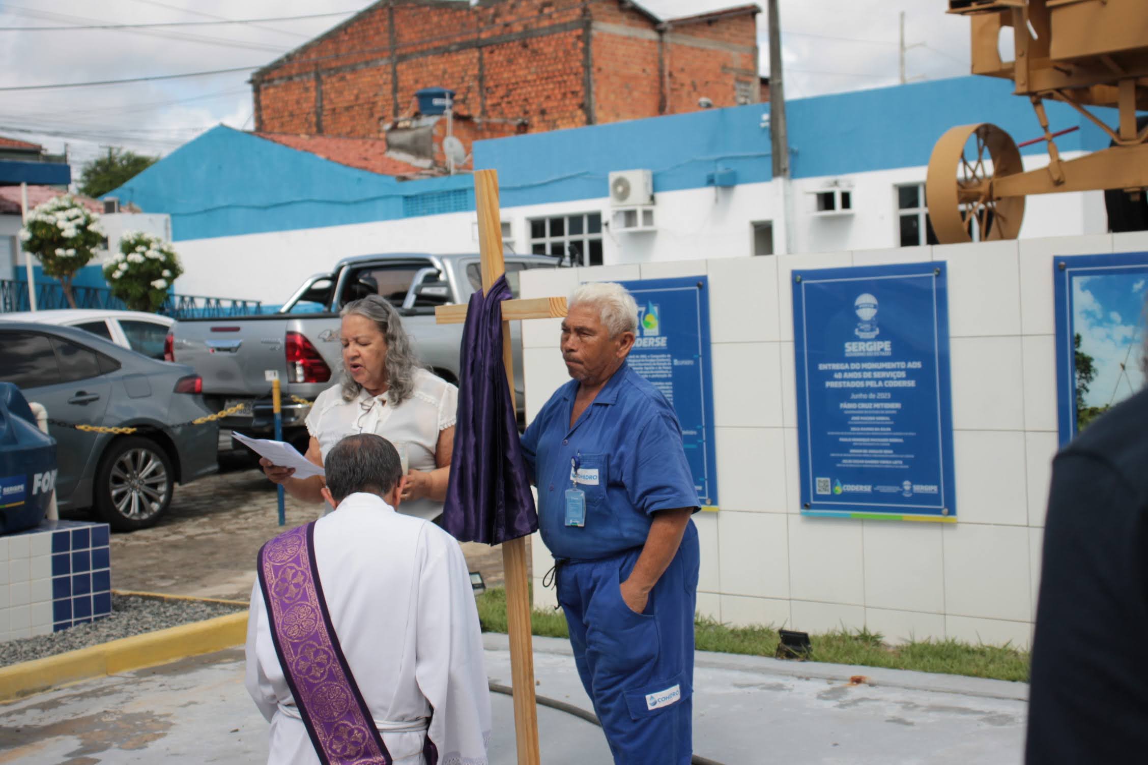 [Galeria de fotos] Funcionários da Coderse remontam Via Sacra na Semana Santa