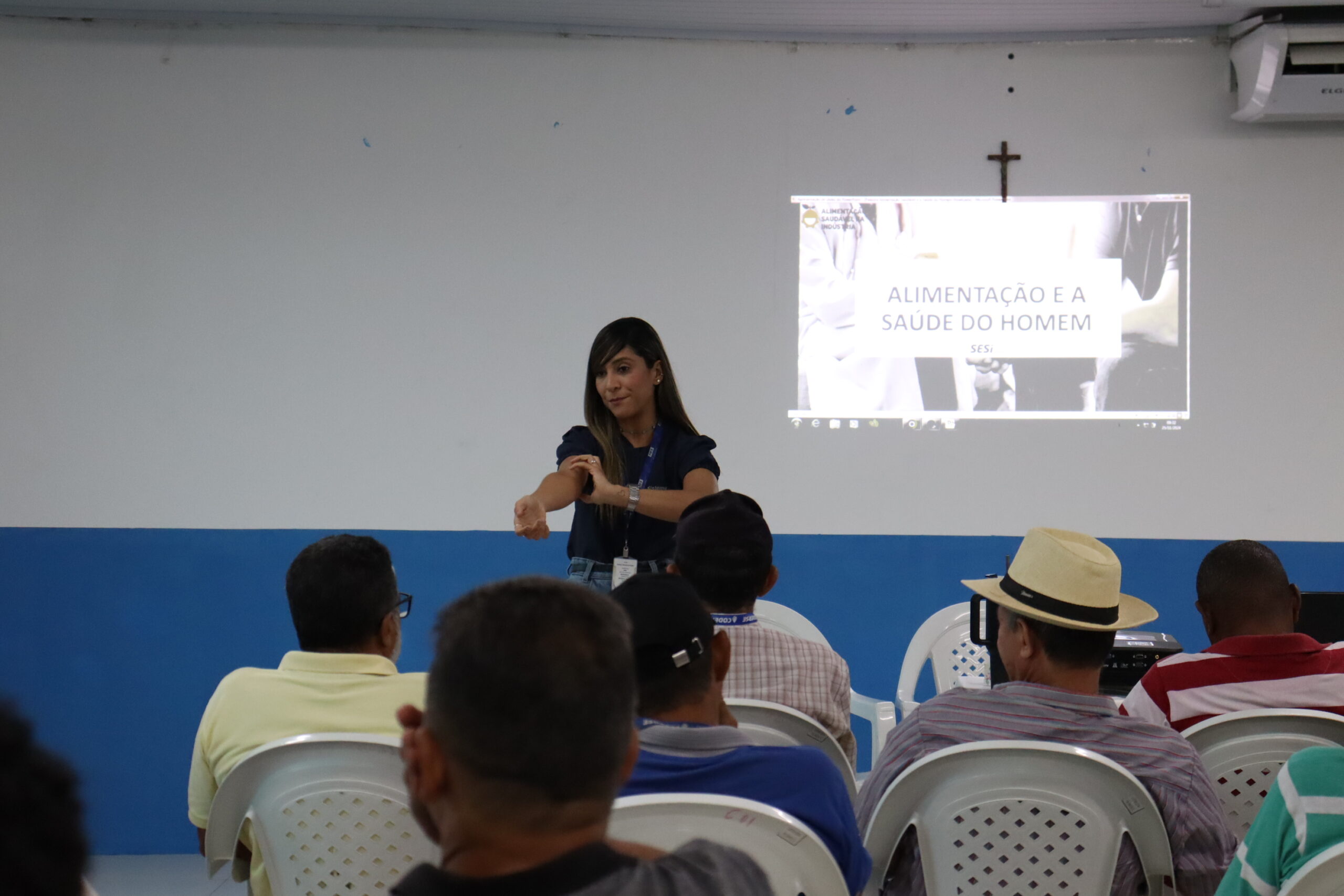 Palestra do Novembro Azul tratou da saúde do homem a partir da alimentação