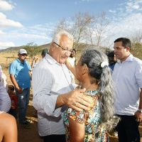 “Jackson durante inauguração da Barragem Prefeito Manoel Soares" / Foto: Victor Ribeiro