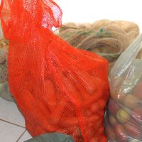 Alimentos entregues na Escola Eliezer Porto - foto: Ascom/Cohidro