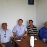 Produtores se reuniram com o diretor de Irrigação João Fonseca