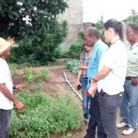 Visita feita por Luana Aragão ao produtor João Pacheco - foto: Ascom/Cohidro