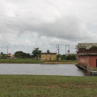 Reservatório da EB-02 do Perímetro Irrigado Piauí que recebe a água