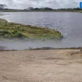 Serra da Guia (depois) alcançou a capacidade máxima de acúmulo de água com as chuvas de inverno - Foto Sandro da Guia