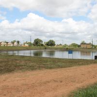 Reservatório que abastece a EB-02 do Perímetro com água que vem da barragem no Rio Piaui