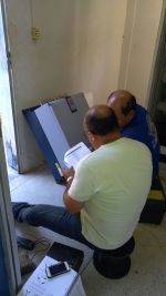 Equipe trabalhou com afinco para pôr em operação a peça nova - foto acervo pessoal