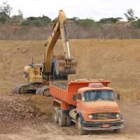 Primeira barragem recuperada, obra na barragem em Frei Paulo ampliou para 55.000m³ a capacidade de reservamento de água - Foto Fernando Augusto (Ascom-Cohidro)