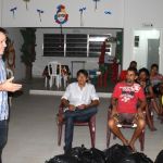 Prefeito Marval Santana participou da distribuição dos alimentos- Foto Fernando Augusto (Ascom Cohidro)
