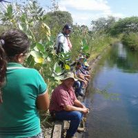 Técnicos e estagiários são, igualmente, alunos do curso de capacitação - foto Andrea Santos (Califórnia-Cohidro)