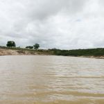 Barragem recuperada no povoado Montes Coelho, em Tobias Barreto, teve recarga nas chuvas de trovoadas (foto Ascom Cohidro - Fernando Augusto)