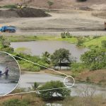 Depois de secar em 2016 e passar por obras em 2017, barragem do Algodão não mais secou e ainda hoje é usada para a pesca artesanal - (foto-montagem Ascom Cohidro - Fernando Augusto)