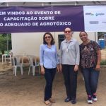 Maria Teresinha Albuquerque (Cohidro), Ligia Carla de Souza da (STCP) e Claudia Vanessa Silva Régis Alves (Seidh-Seed) fiscalizaram os 5 dias de capacitação (Foto: Ascom/Cohidro)