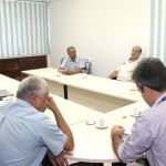 Reunião deu início ao projeto de automação das EBs dos perímetros da Cohidro em Itabaiana (foto Isabela Meneses - Ascom/Cohidro)