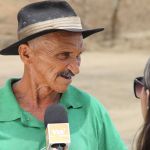 Seu Manoel Vieira confiou que, após as obras, a barragem em Cedro resistiria às próximas secas - (foto Ascom Cohidro -Fernando Augusto )