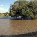 Totalmente cheia, barragem no povoado Queimadas atingiu seu ápice nas chuvas de trovoadas de 2018 (foto Ascom Cohidro - Fernando Augusto)