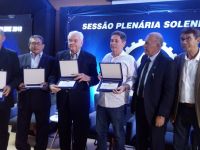Engenheiros agrônomos Paulo Viana, Manoel Hora, Edmilson Machado, João fonseca, Arício Resende e Fernando Andrade - Foto Fernando Augusto (Ascom/Cohidro)